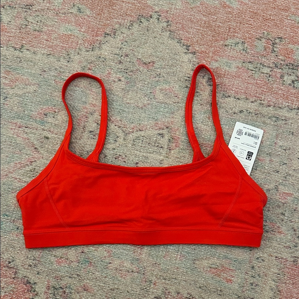 Athleta square neck bra size medium